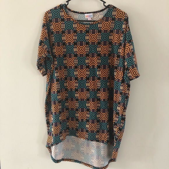 Lularoe Women’s Dress Carly Hi-Low Multicolor  S - Picture 3 of 7